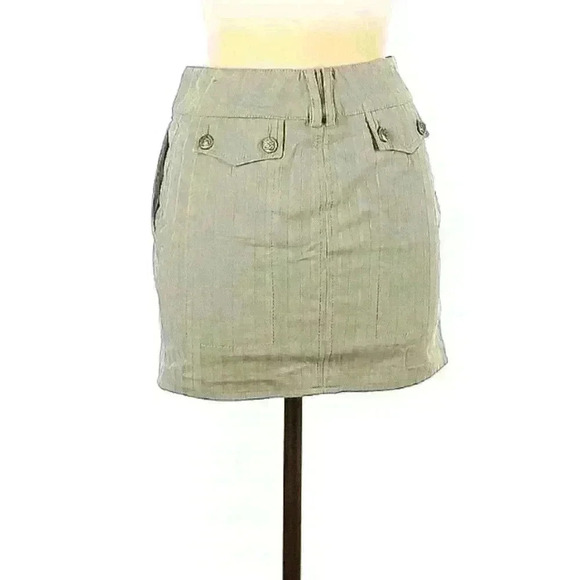 Patrizia Pepe Solid Gray Casual skirt size 42 (EU) SIZE 8 US - Picture 2 of 2